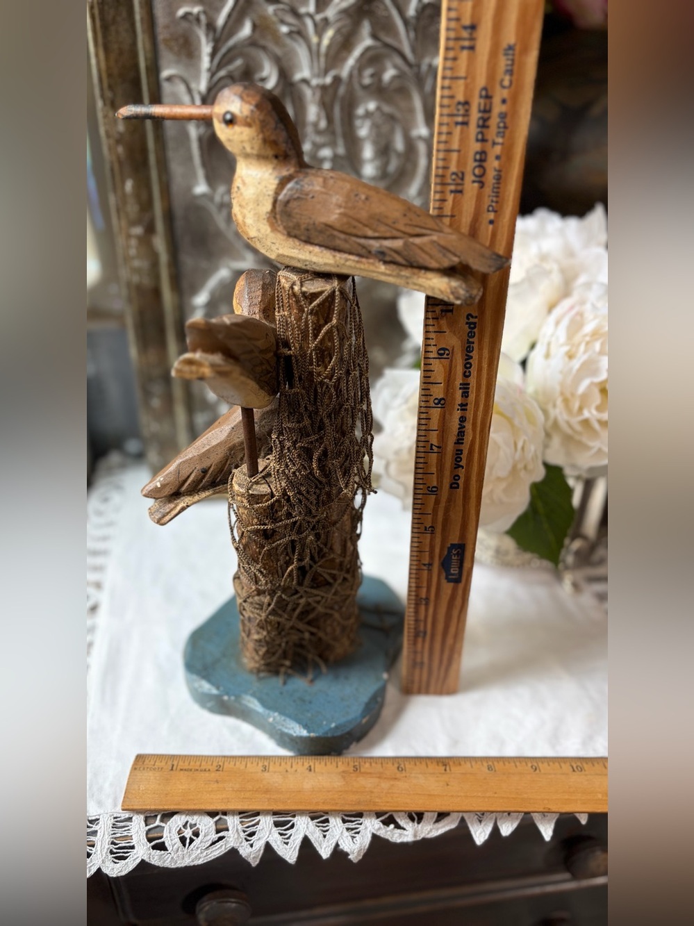 Vintage Wood Shorebirds coastal beach decor - Picture 4 of 5